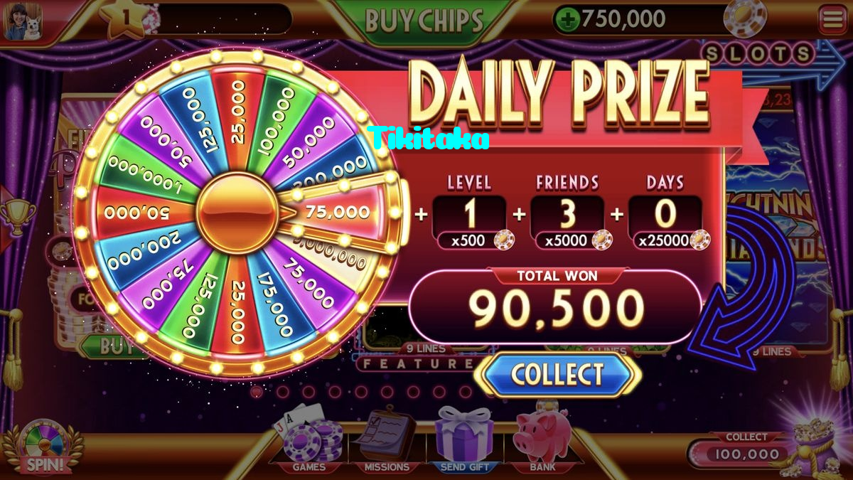 Tikitaka casino presented on mobile device in Pakistan with slots and live games